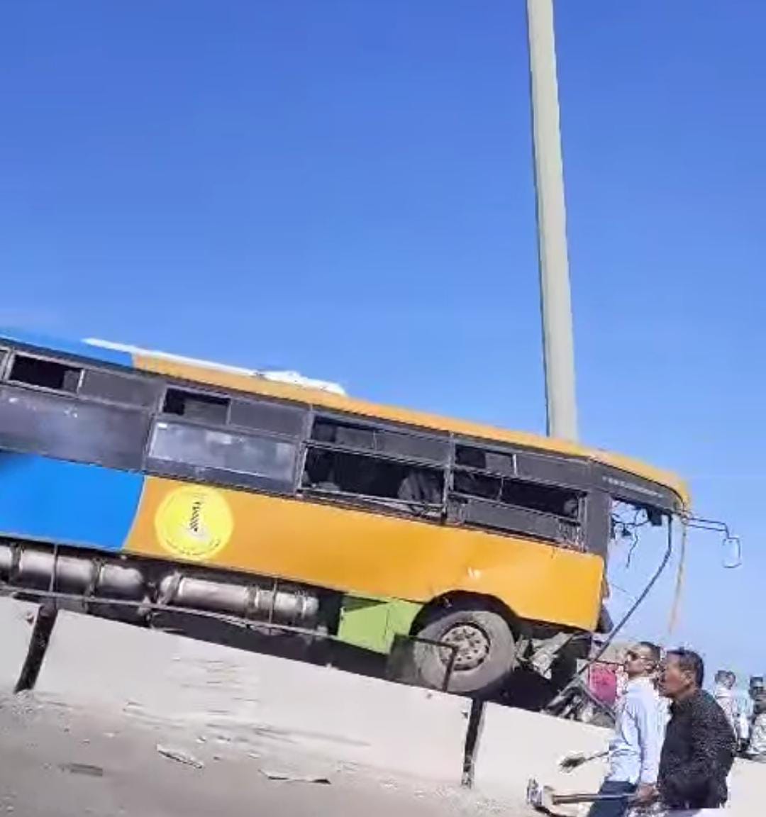 تصادم أتوبيس بالإسكندرية