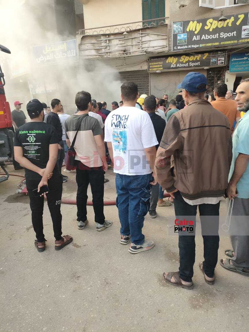 حريق مخزن عين شمس (3)