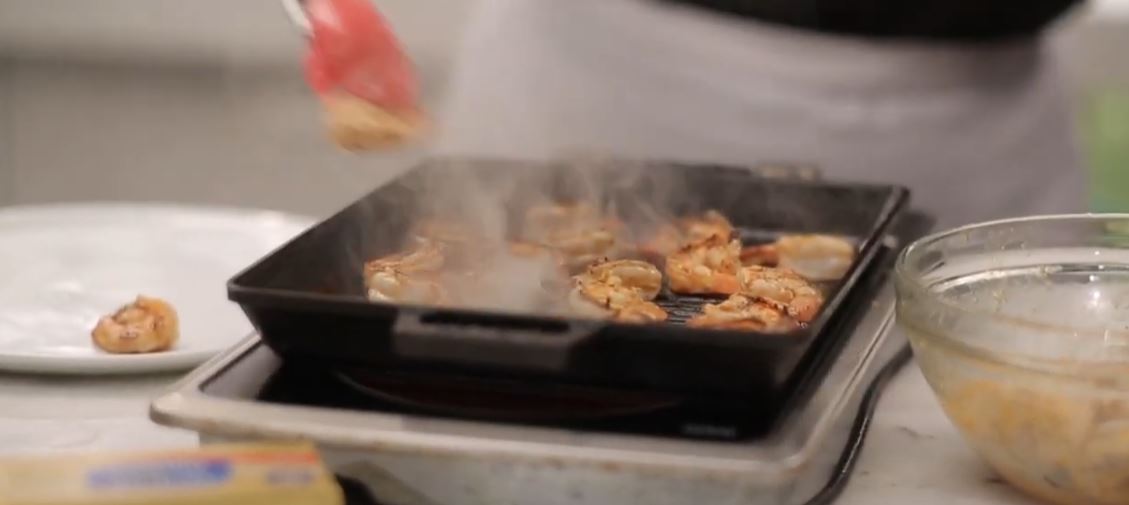 طريقة عمل الجمبري المشوي بوصفة جديدة