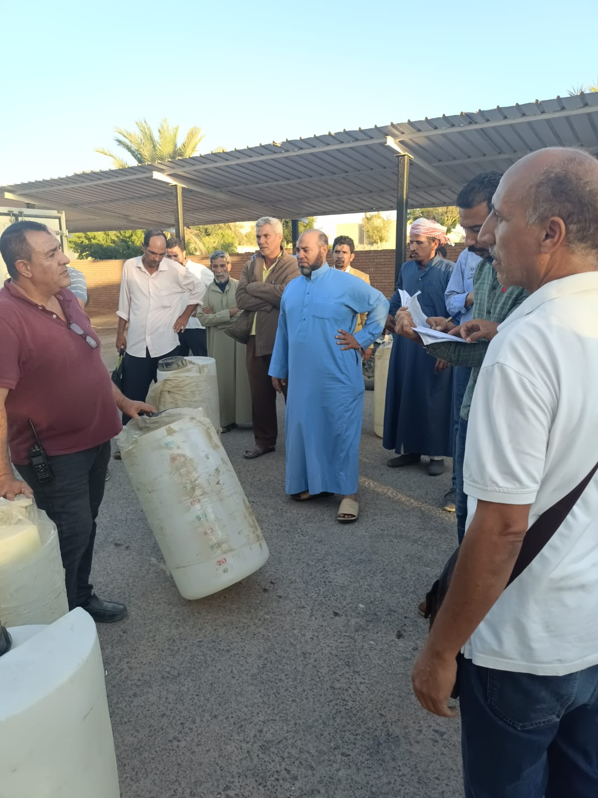 تسليم شبكات الري الحديثة للمزارعين بطور سيناء