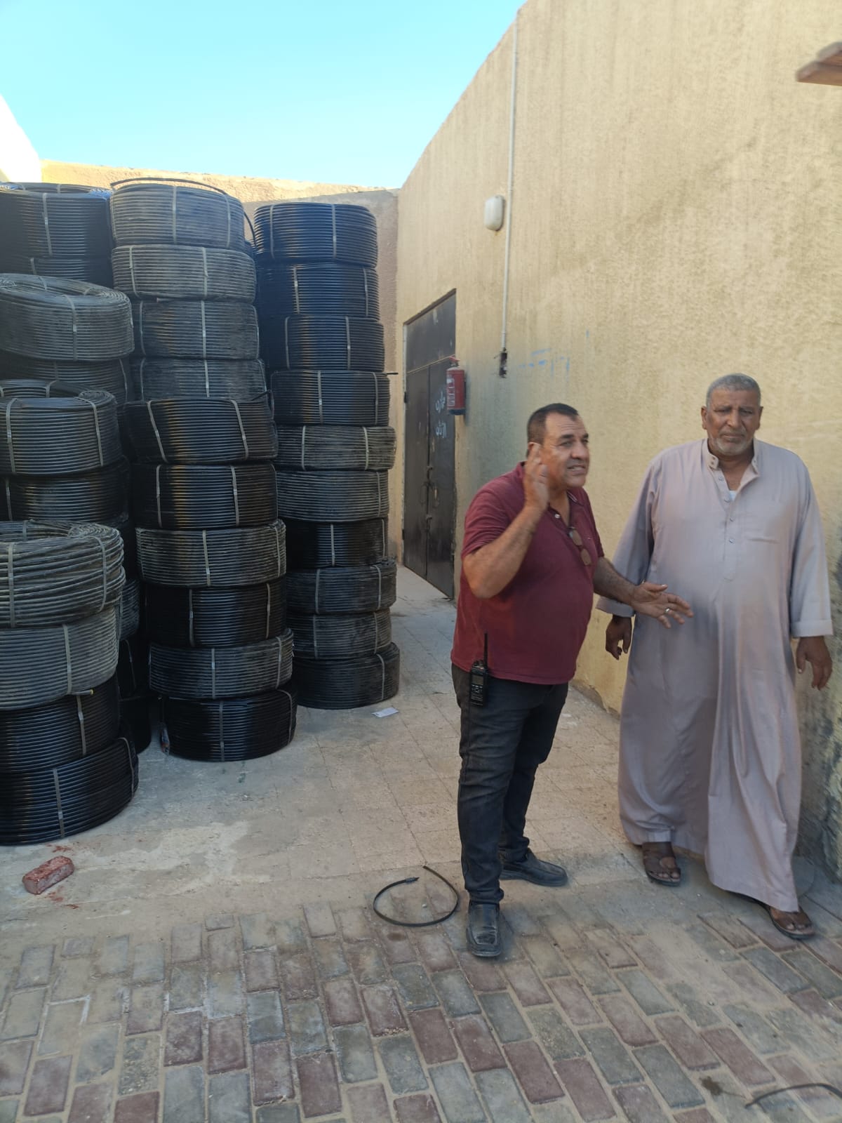 تسليم شبكات الري الحديثة للمزارعين بطور سيناء