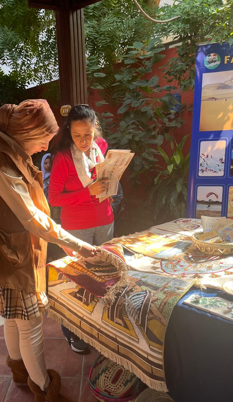 تنظيم معرض للحرف اليدوية والصناعات التراثية الفيومية بمجلة Csa بالقاهرة