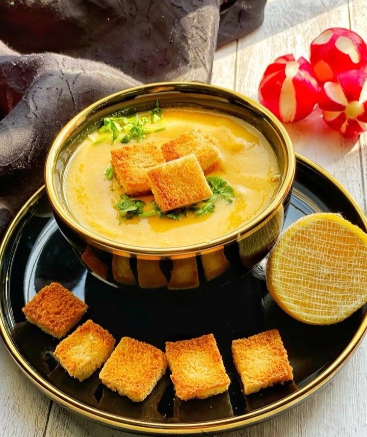  شوربة العدس 