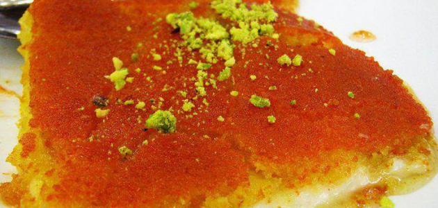 خطوات عمل الكنافة النابلسية الرائعة