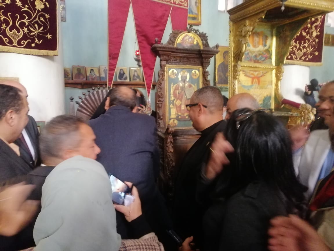 محافظ جنوب سيناء وسفراء الدول يشاركون في احتفالات عيد استشهاد القديسة كاترين