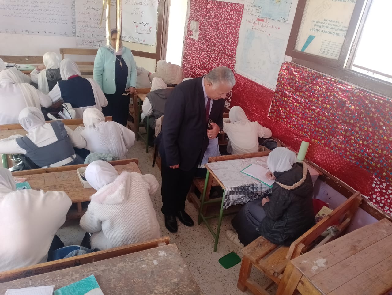 مدير تعليم الفيوم … إستبعاد مدير ووكيل مدرسة الشهيد سيد صبحى عبدالقادر الإعدادية بكفر محفوظ