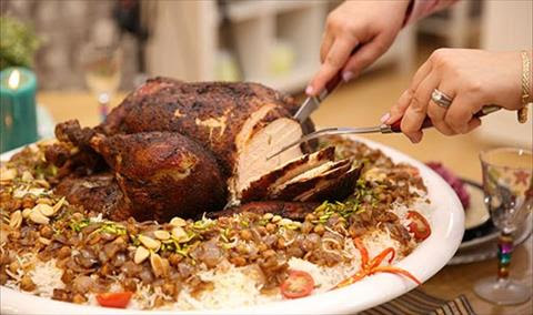 طريقة عمل الديك الرومي