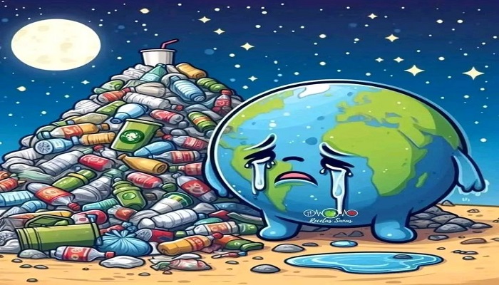 رسم عن التلوث البيئي للهواء