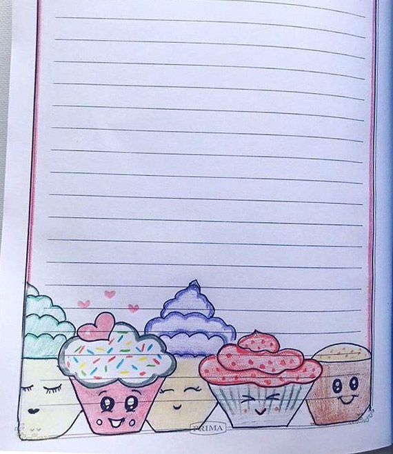 رسومات لتزيين الكراسات