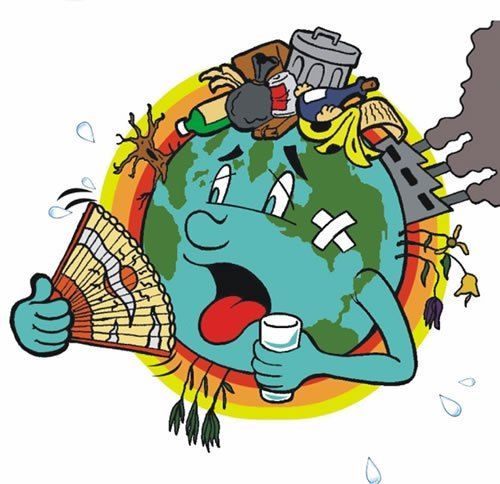 رسومات عن تغير المناخ