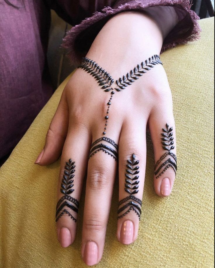 رسومات حنة سهلة للمبتدئين