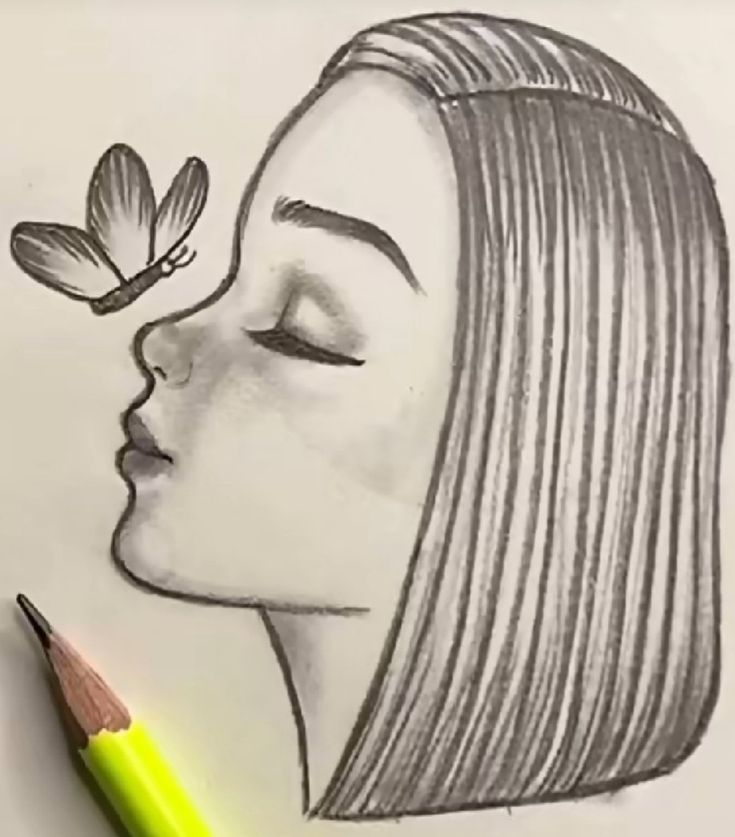 رسم بالرصاص منظر طبيعي