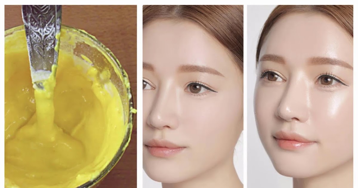 ماسك الكركم والنشا