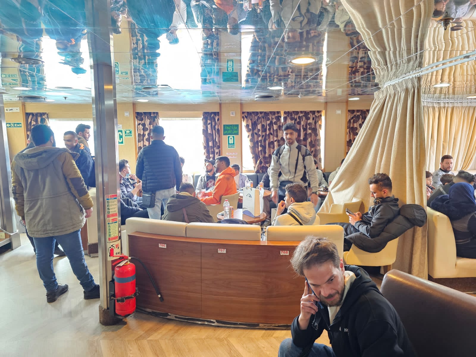 سفر الفوج الثالث من السوريين عبر ميناء نويبع 