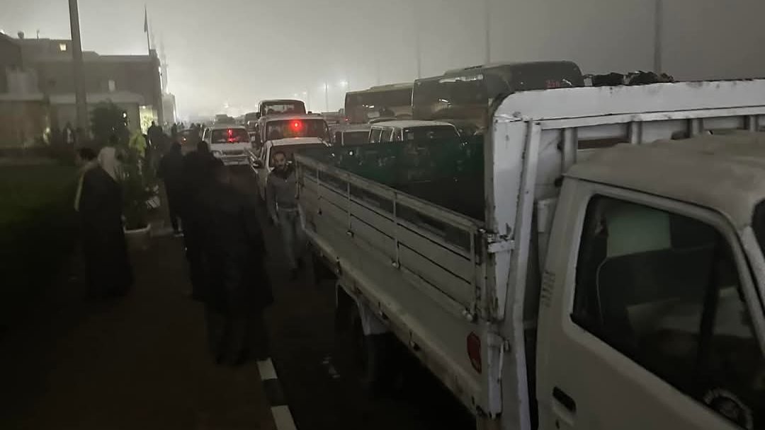 الشبورة ببورسعيد خلال الساعات الأخيرة - قص