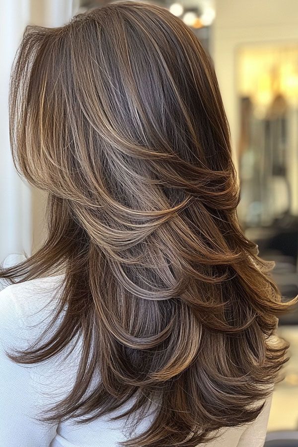 الطويل مع الطبقات (Layered Long Cut)