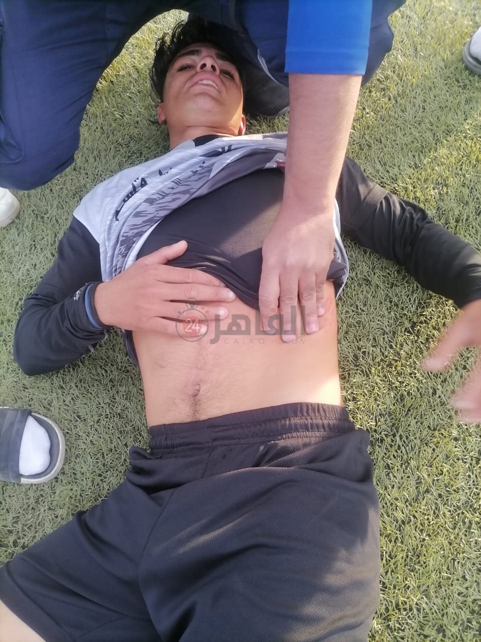 جانب من المشاجرة