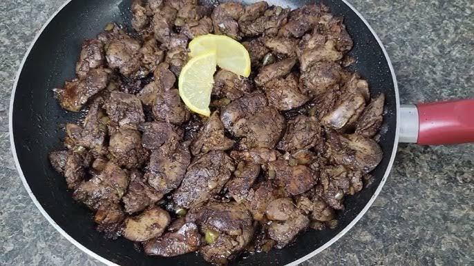 طريقة عمل الكبدة المسلوقة