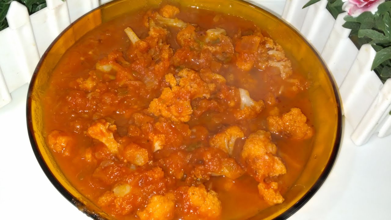 طرق طبخ القرنبيط بالصلصة