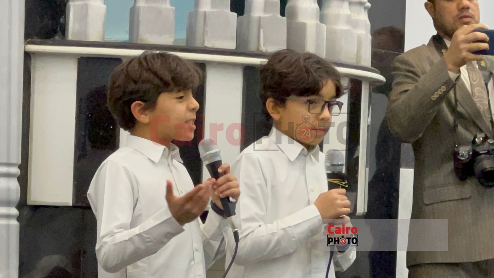 طفلان يبهران محافظ الجيزة والحاضرين خلال احتفالية الإسراء والمعراج4