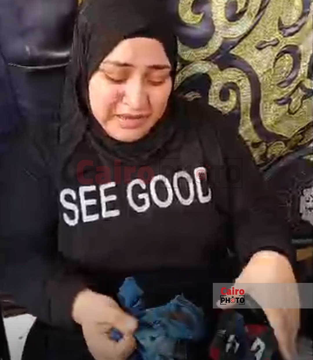 انهيار نجلة السيد الليلي ضحية الدهس ببورسعيد 