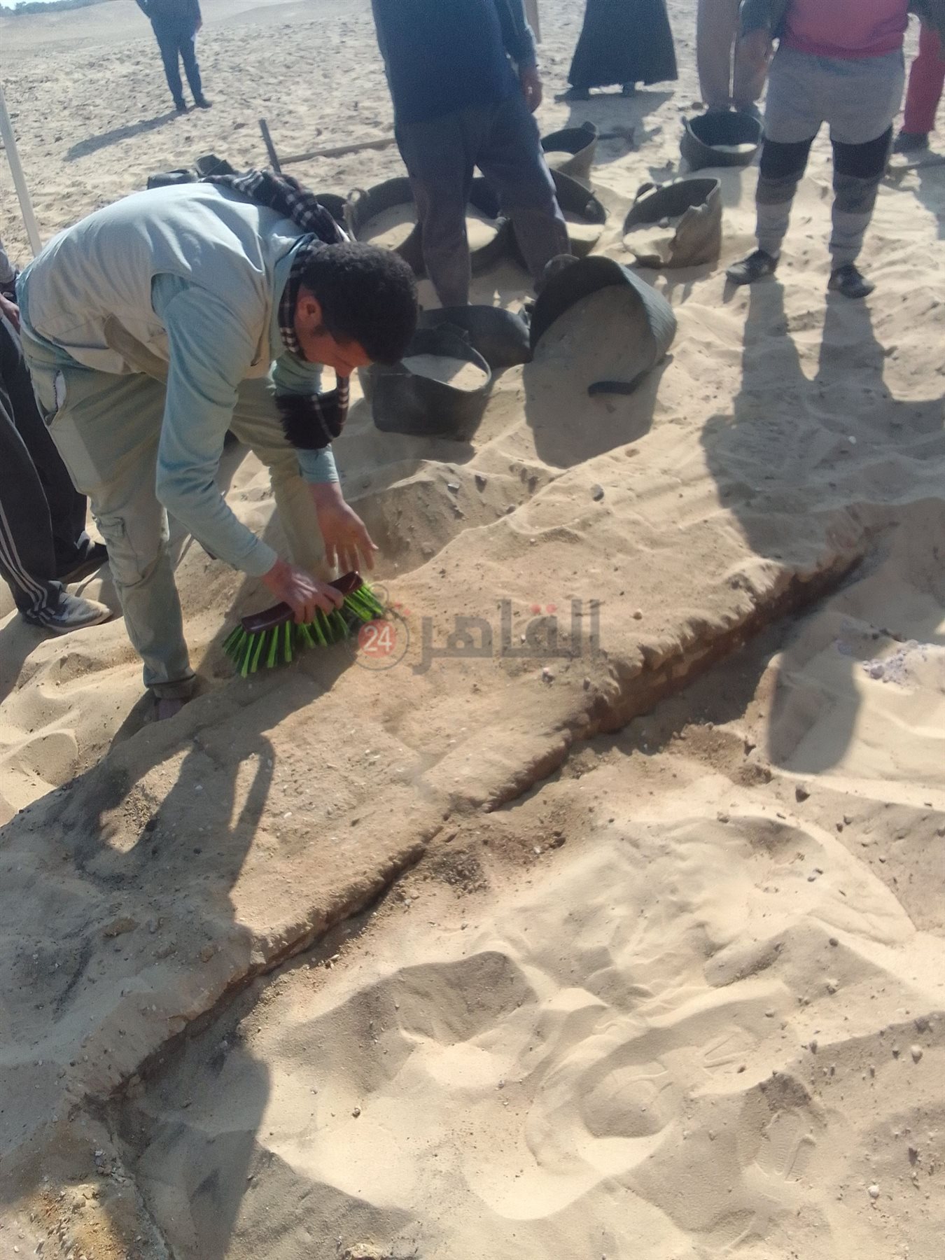  الأعلى للآثار يبدأ في أعمال الحفائر الأثرية بـ كوم النمرود بالمنيا (1)