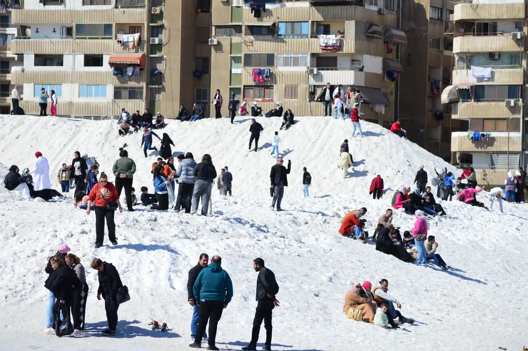 جبال الملح بمدينة بورفؤاد 