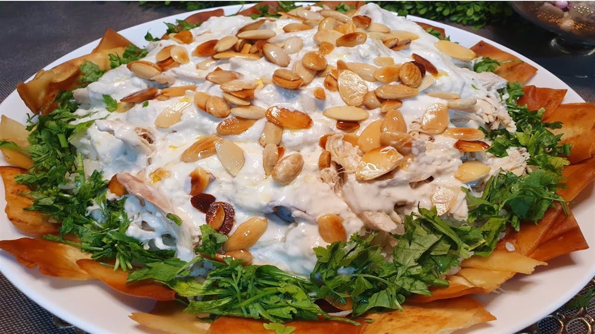 مقادير فتة اللحم الضاني