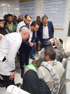 مدير الرعاية يتفقد خدمات  المرضى