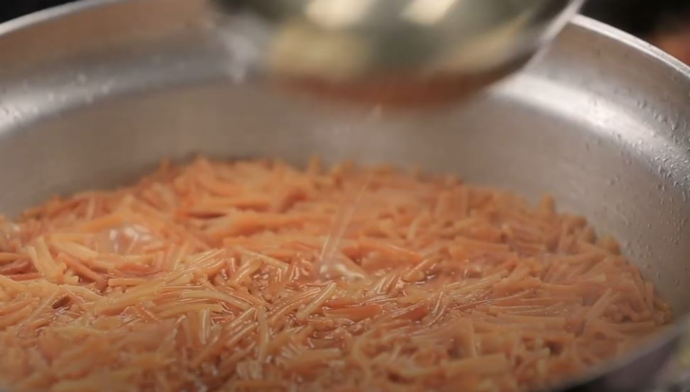 مقادير تحضير شعرية بالفستق