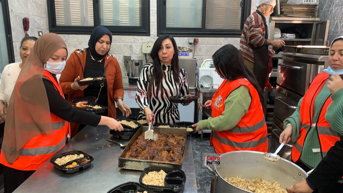 مطبخ رمضان داخل الكنيسة ببورسعيد 