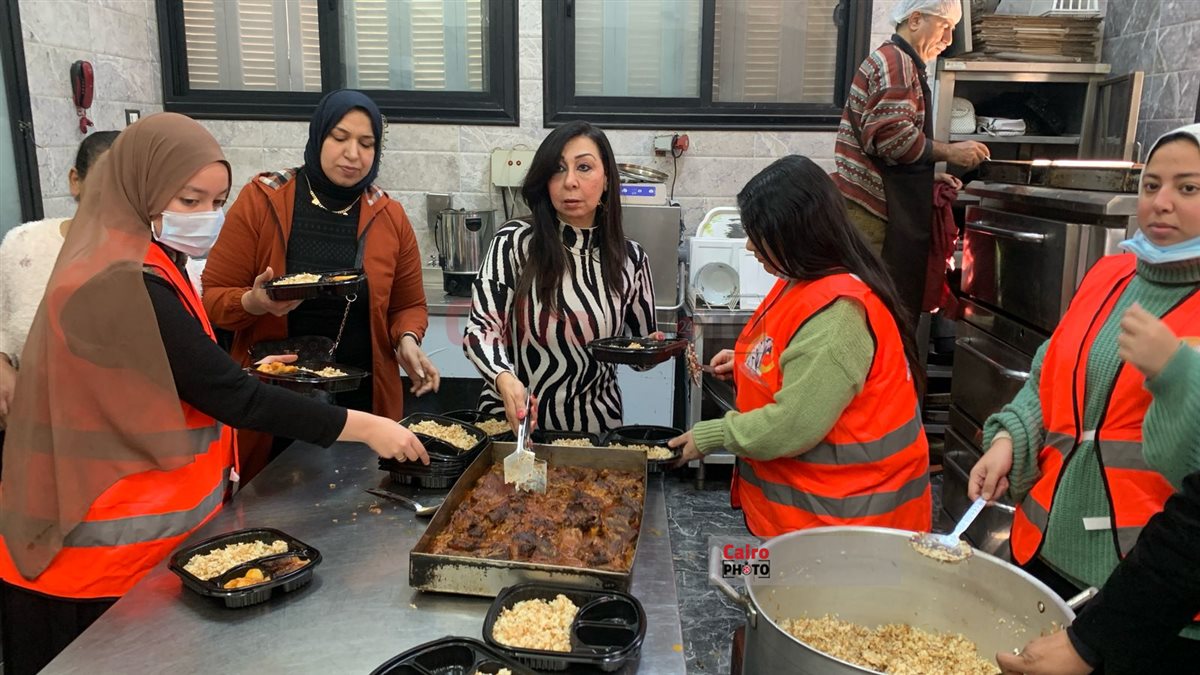 مطبخ رمضان داخل الكنيسة ببورسعيد 