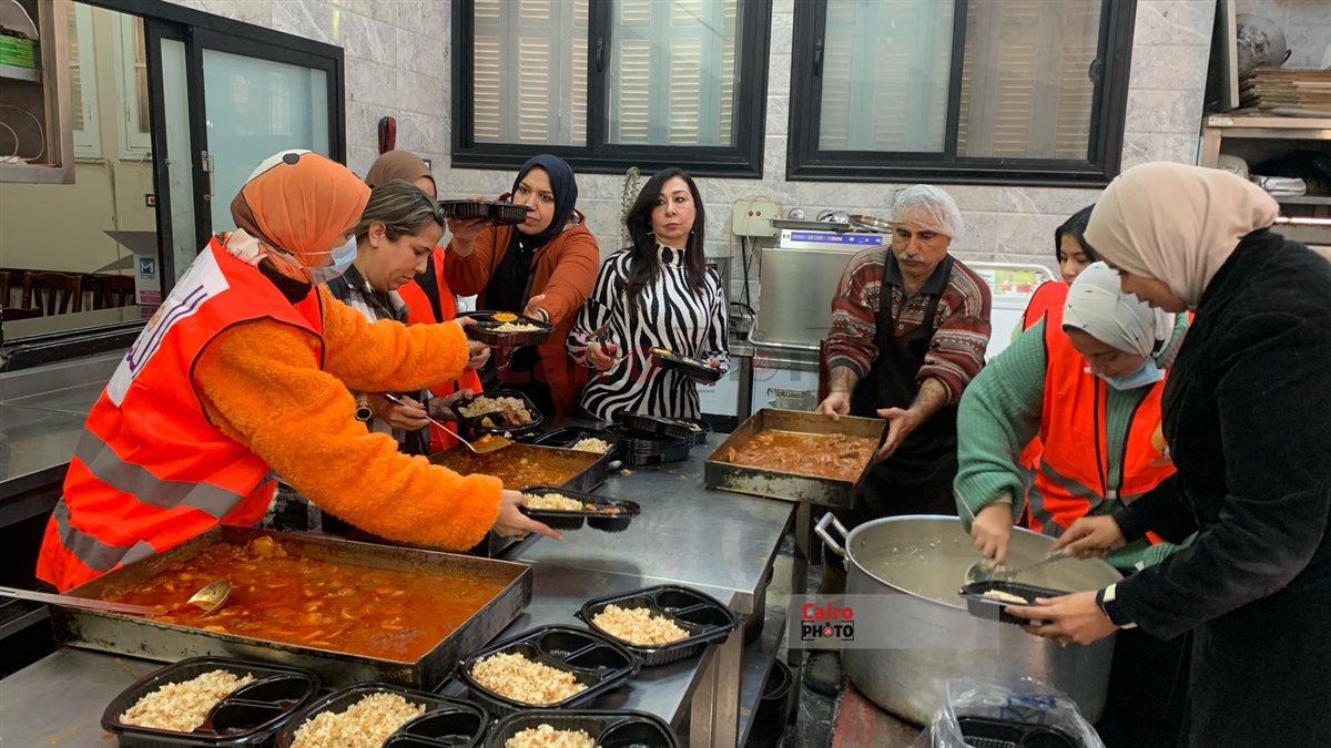 مطبخ رمضان داخل الكنيسة ببورسعيد 