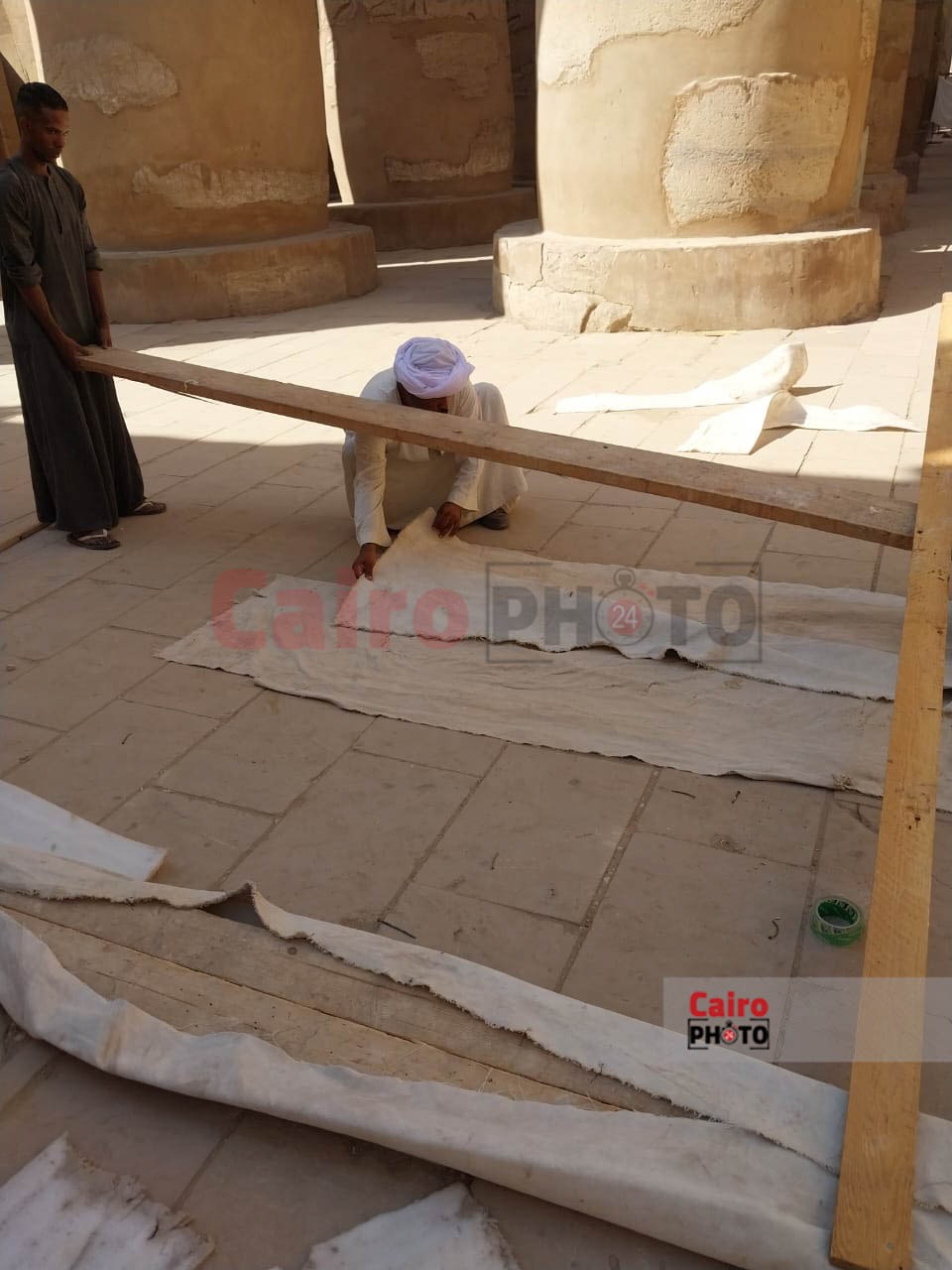 الخطوات الصحيحة لنقل الأحجار الأثرية 