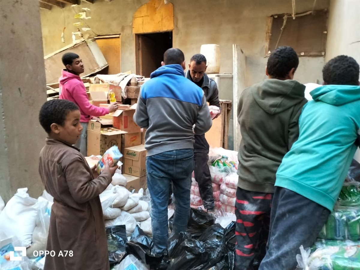 تعبئة شنط رمضان 