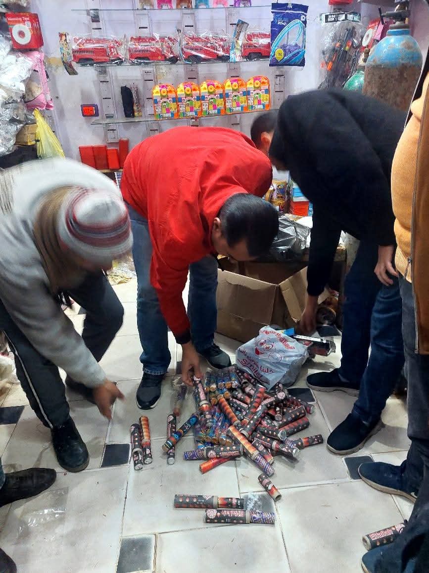 ضبط ألعاب نارية في المنوفية