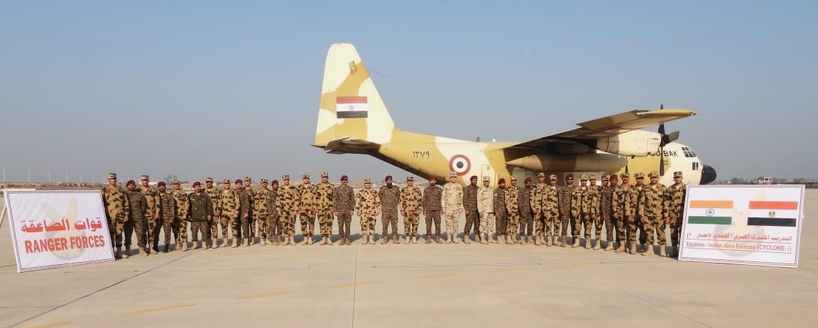 ختام فعاليات التدريب المصرى الهندى المشترك