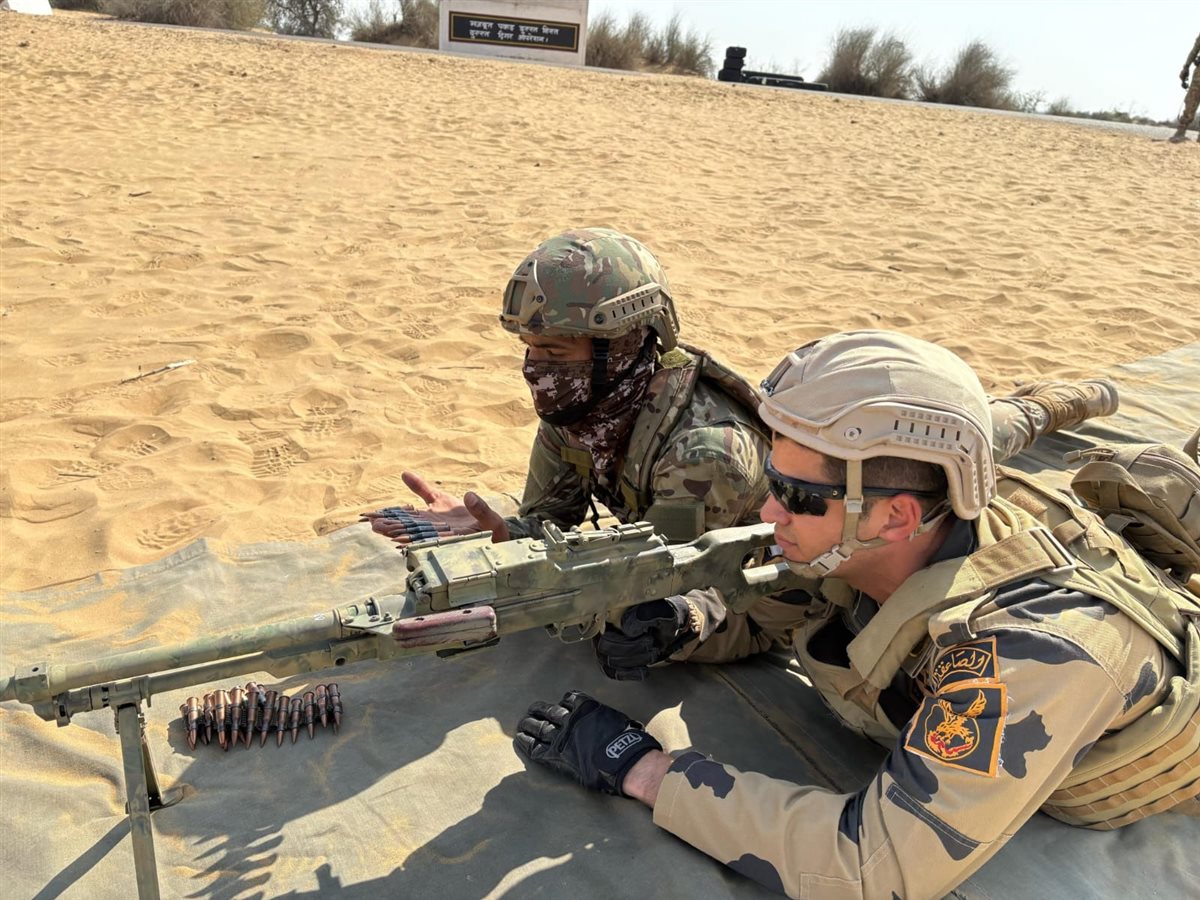 ختام فعاليات التدريب المصرى الهندى المشترك