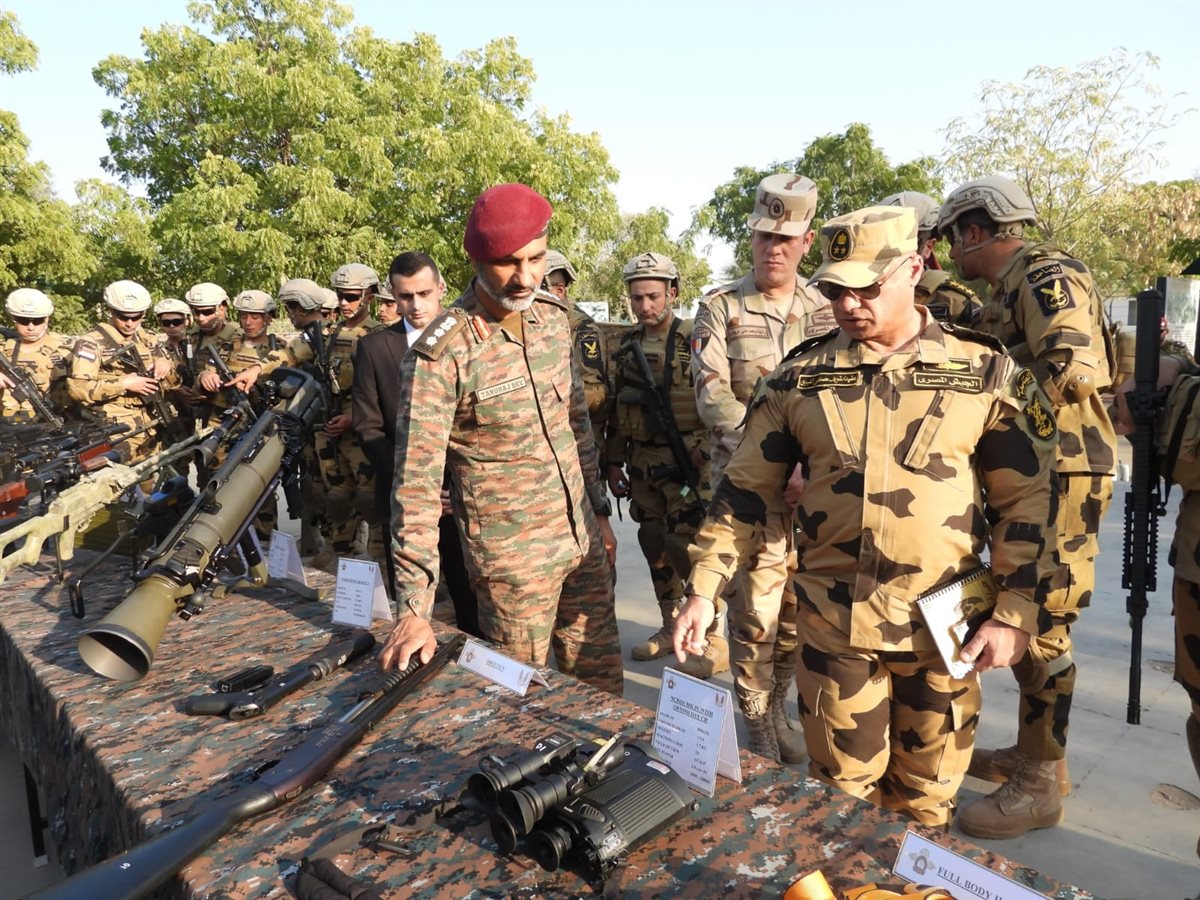 ختام فعاليات التدريب المصرى الهندى المشترك