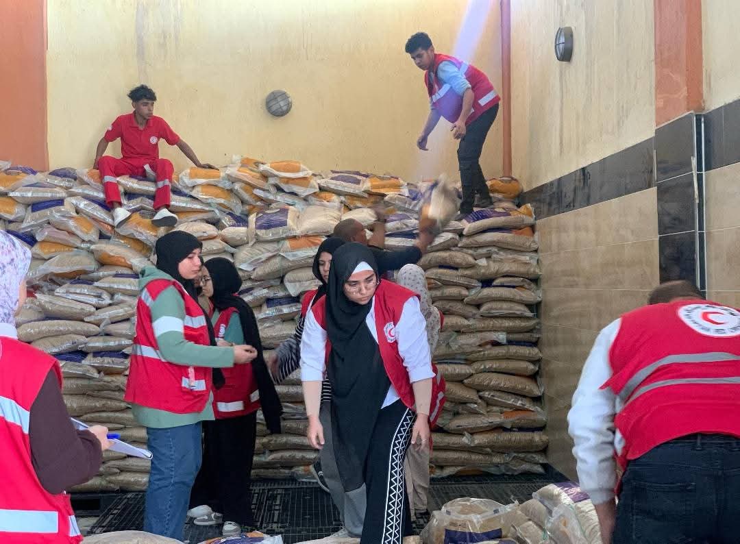 تجهيز قافلة إنسانية لأهل غزة