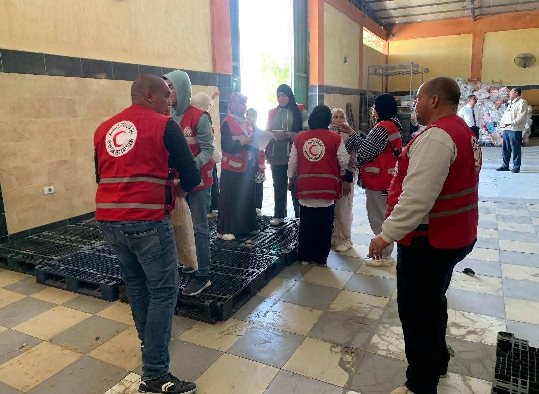 تجهيز قافلة إنسانية لأهل غزة