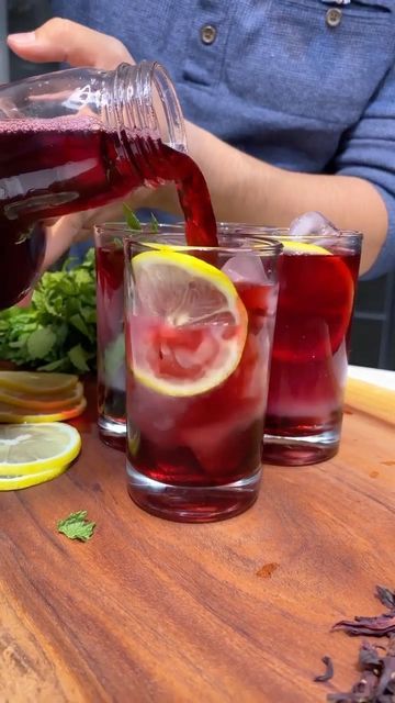 طريقة عمل عصير الكركديه