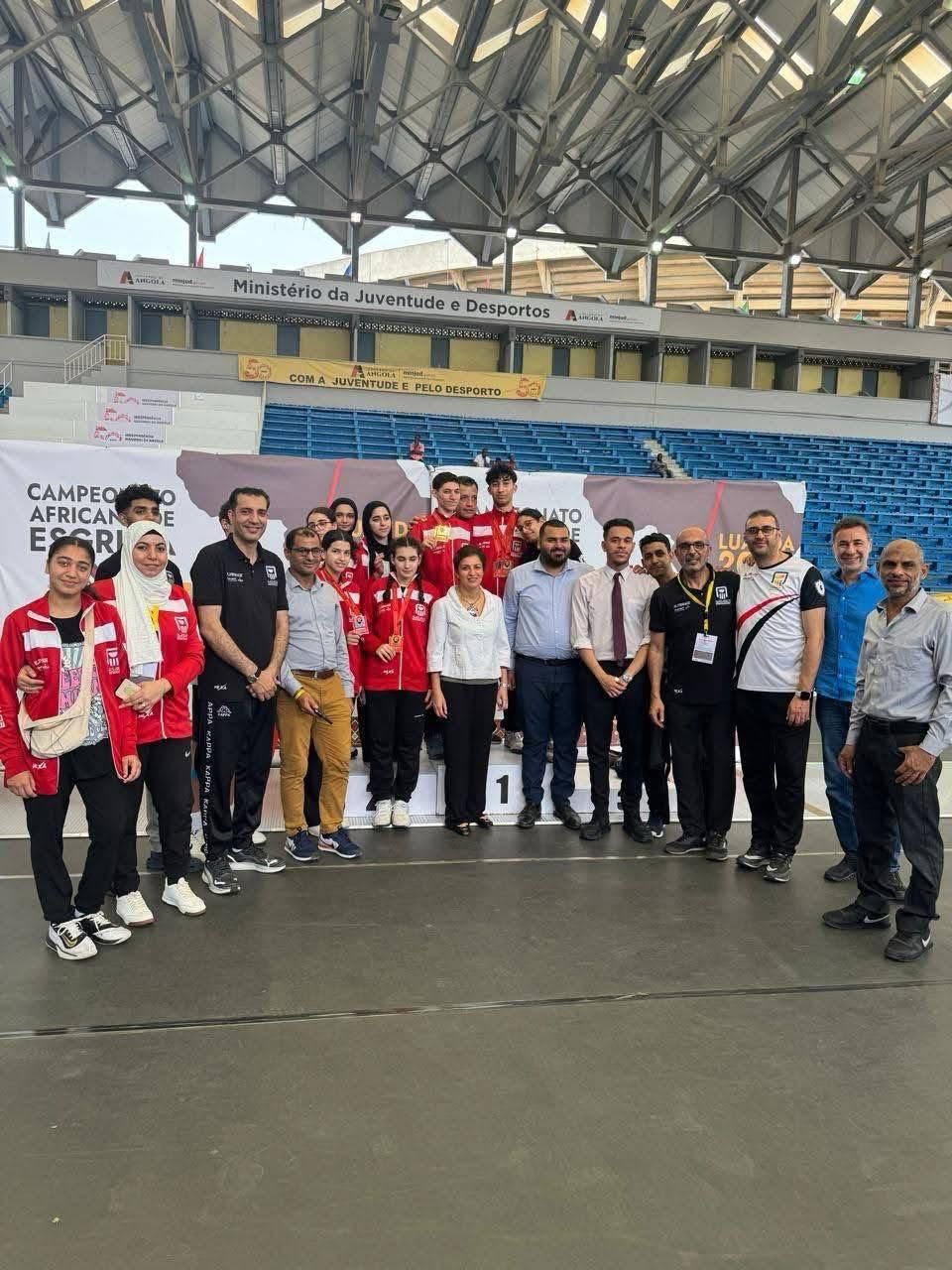 منتخب مصر للسلاح يتصدر بطولة إفريقيا للناشئين والشباب