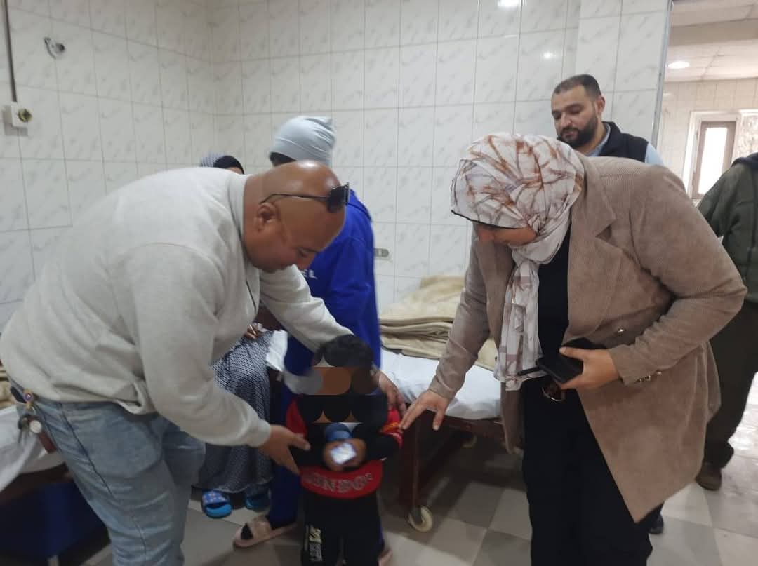استقبال المرضى الفلسطينيين في مستشفى قويسنا بالمنوفية