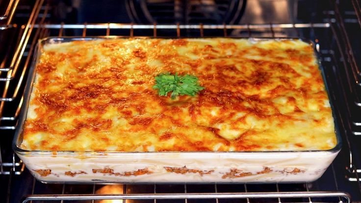 طريقة عمل مكرونة بشاميل باللحمة المفرومة