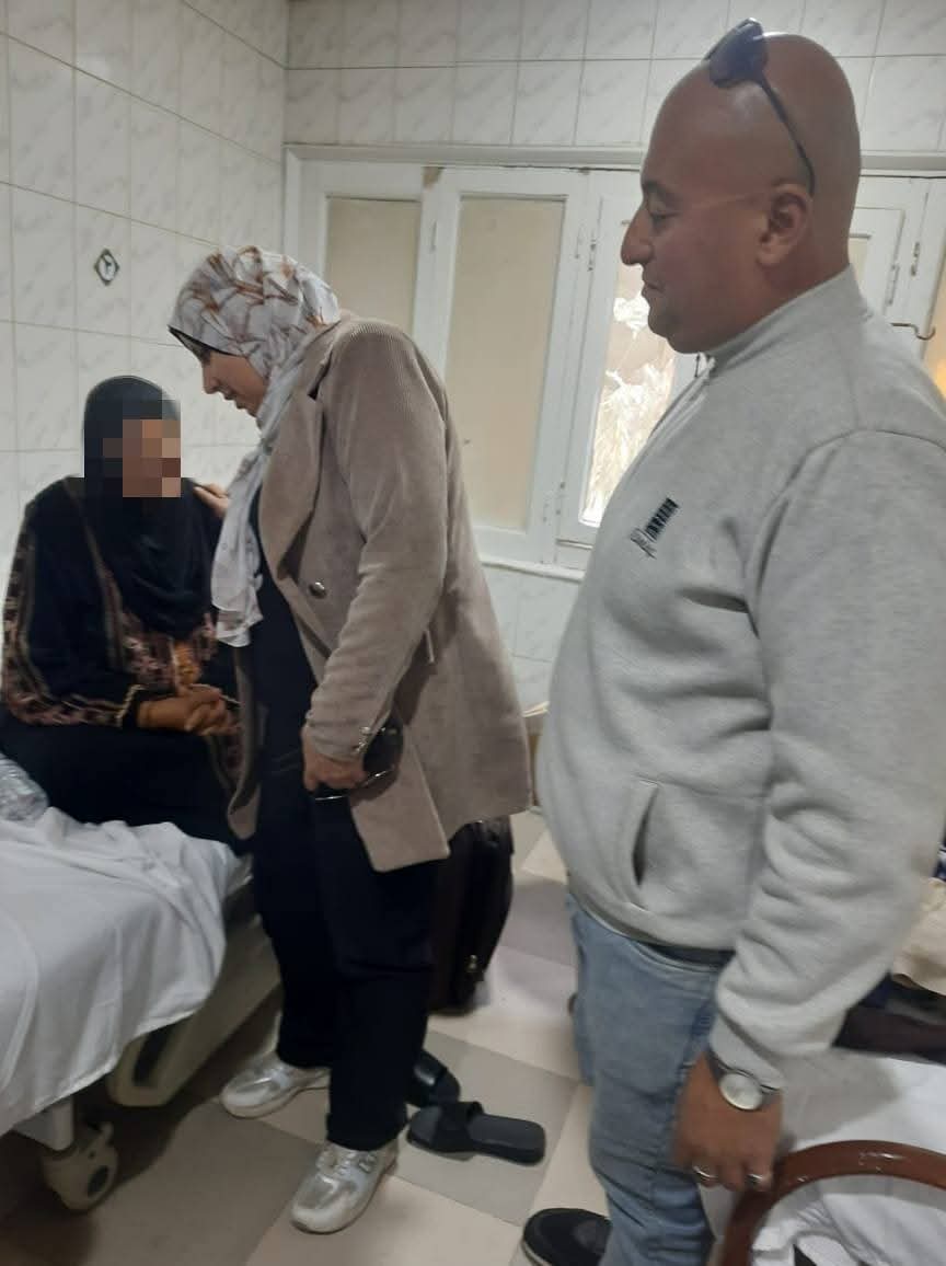 استقبال المرضى الفلسطينيين في مستشفى قويسنا بالمنوفية