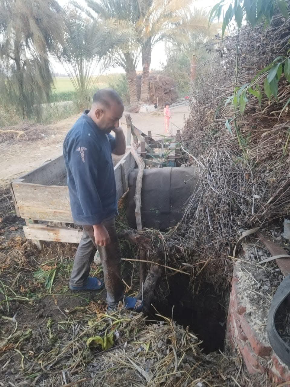 سقوط رئيس الطب الوقائي في بئر 