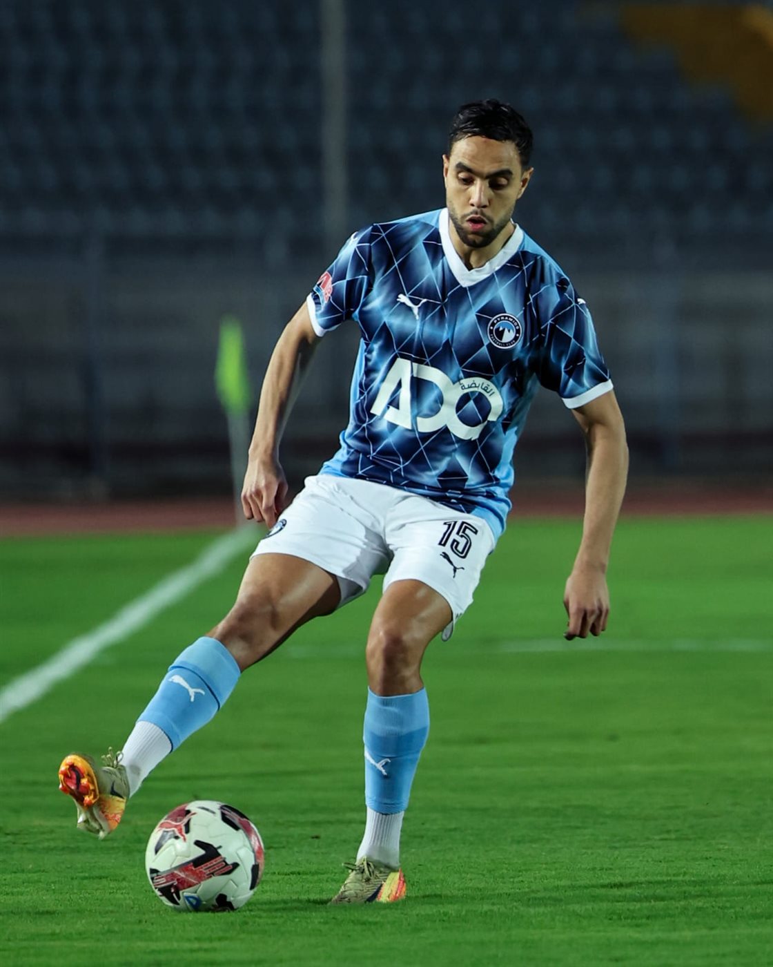 من مباراة بيراميدز والمصري