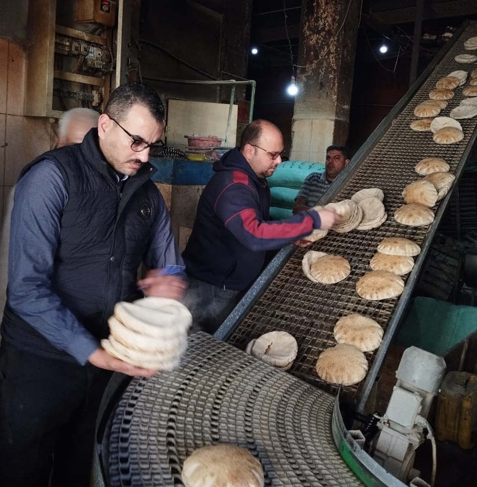 جانب من الحملة التموينية علي مخابز كفر الشيخ