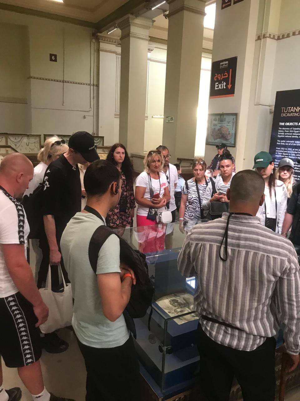 إقبال كبير من السائحين على المتحف المصري بالتحرير